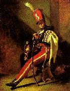 Theodore   Gericault trompette de hussards Germany oil painting artist